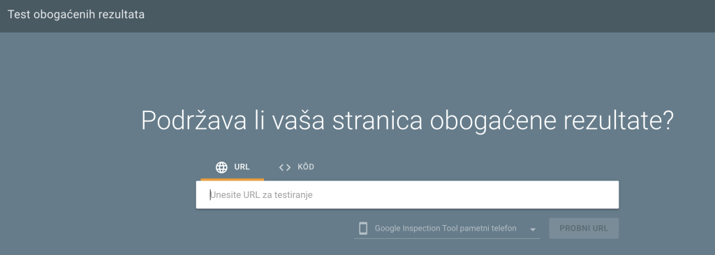 test obogaćenih rezultata